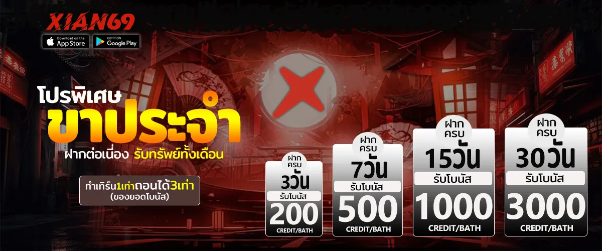 XIAN69 โปรโมชั่นพิเศษ สำหรับสมาชิกใหม่และสมาชิกประจำ